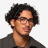 Abstract Black AcetateEyeglass Frames for Men from EyeBuyDirect