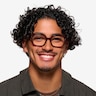 Lacquer Brown AcetateEyeglass Frames for Men from EyeBuyDirect