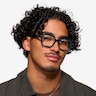 Lacquer Crystal Green AcetateEyeglass Frames for Men from EyeBuyDirect