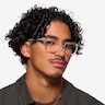 Digi Clear Black AcetateEyeglass Frames for Men from EyeBuyDirect