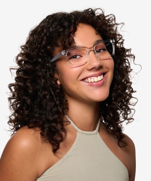 Digi Clear Black AcetateEyeglass Frames for Women from EyeBuyDirect