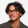 Digi Brown Crystal AcetateEyeglass Frames for Men from EyeBuyDirect