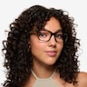 Digi Brown Crystal AcetateEyeglass Frames for Women from EyeBuyDirect