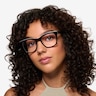Compose Black AcetateEyeglass Frames for Women from EyeBuyDirect