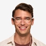 Foster Crystal Champagne AcetateEyeglass Frames for Men from EyeBuyDirect