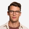 Birdie Crystal Green AcetateEyeglass Frames for Men from EyeBuyDirect