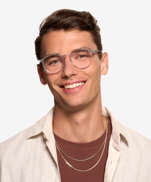 Birdie Clear AcetateEyeglass Frames for Men from EyeBuyDirect
