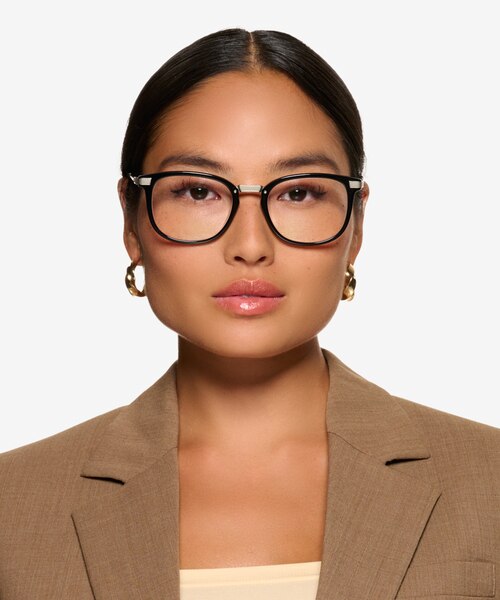 Silas Black AcetateEyeglass Frames for Women from EyeBuyDirect