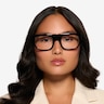 Balsam Shiny Black Eco-friendlyEyeglass Frames for Women from EyeBuyDirect