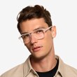Conifer Matte Clear Alternative MaterialsEyeglass Frames for Men from EyeBuyDirect