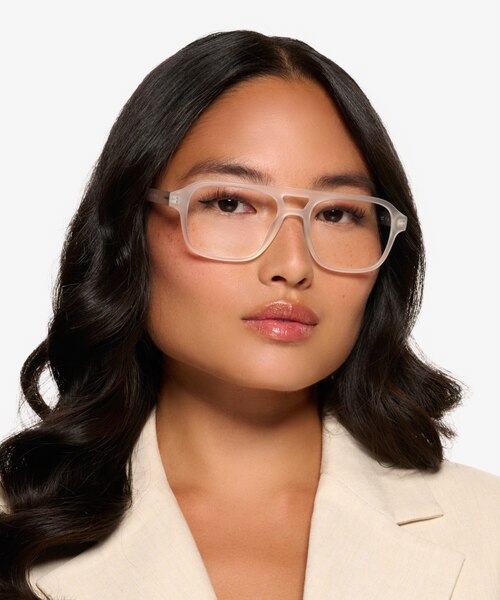 Conifer Matte Clear Alternative MaterialsEyeglass Frames for Women from EyeBuyDirect