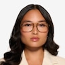 Conifer Crystal Light Brown Eco-friendlyEyeglass Frames for Women from EyeBuyDirect