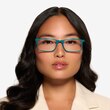 Sapling Shiny Solid Green Alternative MaterialsEyeglass Frames for Women from EyeBuyDirect