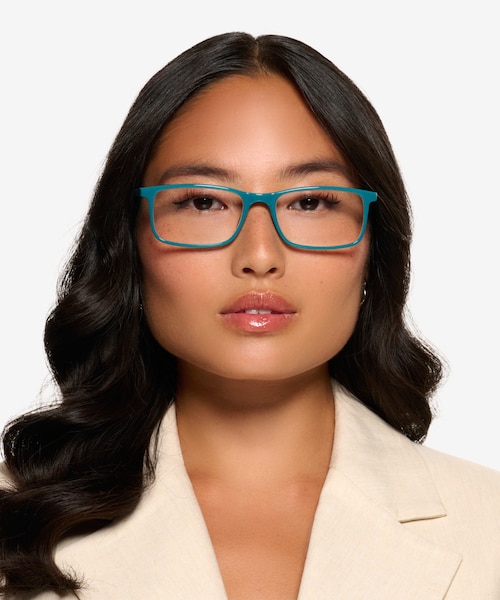 Sapling Shiny Solid Green Alternative MaterialsEyeglass Frames for Women from EyeBuyDirect