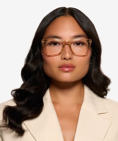 Dita Crystal Champagne Eco-friendlyEyeglass Frames for Women from EyeBuyDirect