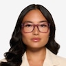 Dita Crystal Lavender Eco-friendlyEyeglass Frames for Women from EyeBuyDirect