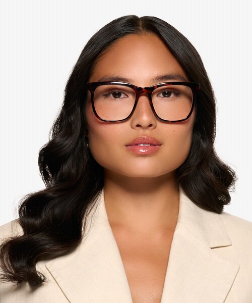 Rowen Shiny Tortoise Eco-friendlyEyeglass Frames for Women from EyeBuyDirect