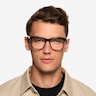 Rowen Crystal Dark Green Eco-friendlyEyeglass Frames for Men from EyeBuyDirect