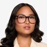 Rowen Crystal Dark Green Eco-friendlyEyeglass Frames for Women from EyeBuyDirect