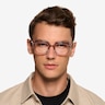 Walnut Crystal Nude Eco-friendlyEyeglass Frames for Men from EyeBuyDirect