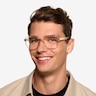 Acer Crystal Nude Eco-friendlyEyeglass Frames for Men from EyeBuyDirect