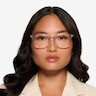 Banyan Shiny Clear Eco-friendlyEyeglass Frames for Women from EyeBuyDirect