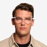 Tilia Shiny Clear Eco-friendlyEyeglass Frames for Men from EyeBuyDirect