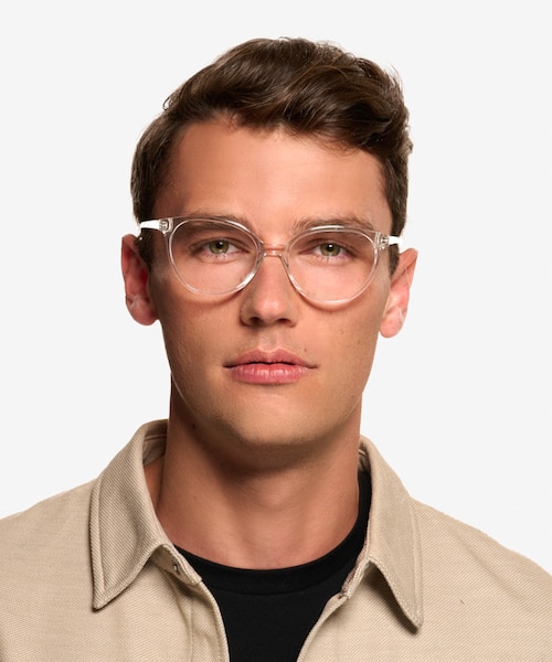Tilia Shiny Clear Alternative MaterialsEyeglass Frames for Men from EyeBuyDirect