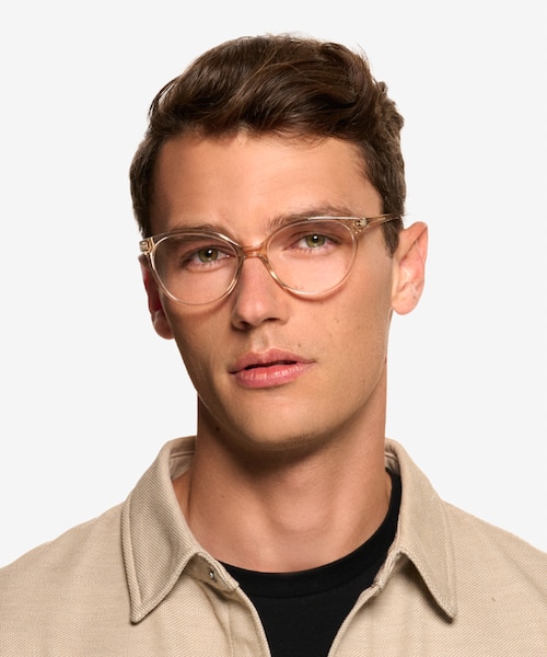 Tilia Crystal Champagne Alternative MaterialsEyeglass Frames for Men from EyeBuyDirect