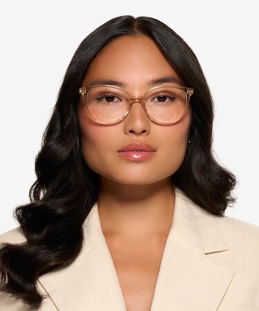 Crystal Champagne Tilia -  Eco Friendly Eyeglasses