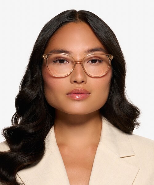 Tilia Crystal Champagne Alternative MaterialsEyeglass Frames for Women from EyeBuyDirect