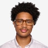 Wilder Crystal Light Brown AcetateEyeglass Frames for Men from EyeBuyDirect