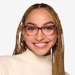 Rue Crystal Brown Alternative MaterialsEyeglass Frames for Women from EyeBuyDirect
