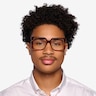 Elowen Translucent Tortoise AcetateEyeglass Frames for Men from EyeBuyDirect
