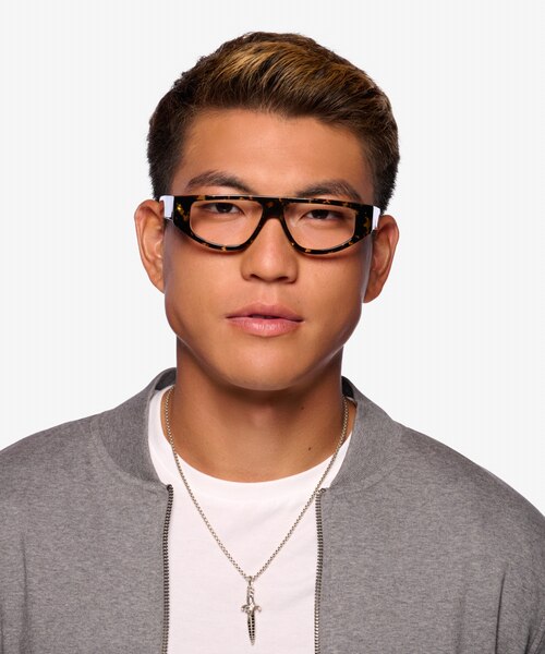 Tempora Brown Tortoise AcetateEyeglass Frames for Men from EyeBuyDirect