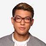 Tempora Crystal Brown AcetateEyeglass Frames for Men from EyeBuyDirect