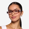 Tempora Crystal Brown AcetateEyeglass Frames for Women from EyeBuyDirect