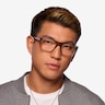 Futurum Crystal Gray AcetateEyeglass Frames for Men from EyeBuyDirect