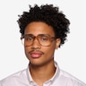 Bramble Crystal Brown AcetateEyeglass Frames for Men from EyeBuyDirect