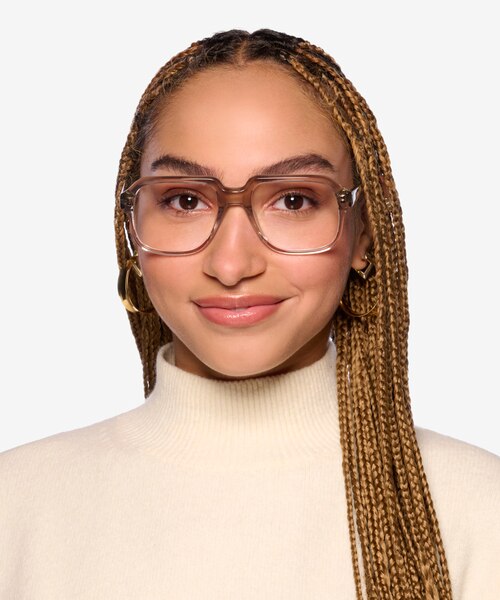 Bramble Translucent Gray AcetateEyeglass Frames for Women from EyeBuyDirect