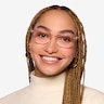 Alyssum Translucent Nude AcetateEyeglass Frames for Women from EyeBuyDirect