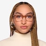 Birch Crystal Brown AcetateEyeglass Frames for Women from EyeBuyDirect