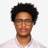 Clay Crystal Brown AcetateEyeglass Frames for Men from EyeBuyDirect