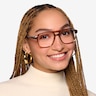 Clay Crystal Brown AcetateEyeglass Frames for Women from EyeBuyDirect