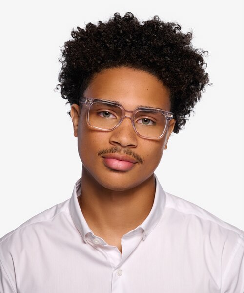 Linden Clear AcetateEyeglass Frames for Men from EyeBuyDirect