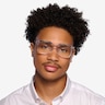 Linden Clear AcetateEyeglass Frames for Men from EyeBuyDirect