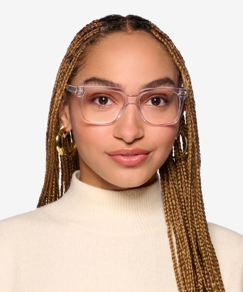 Clear Linden -  Acetate Eyeglasses