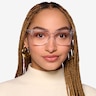 Linden Clear AcetateEyeglass Frames for Women from EyeBuyDirect