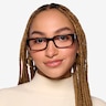 Bryn Crystal Brown AcetateEyeglass Frames for Women from EyeBuyDirect