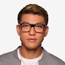 Motus Shiny Black AcetateEyeglass Frames for Men from EyeBuyDirect
